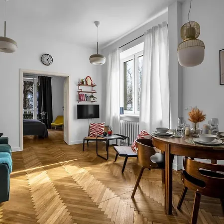 Warsaw Suite Near River - 58M2, Metro, Balcony Esterno foto