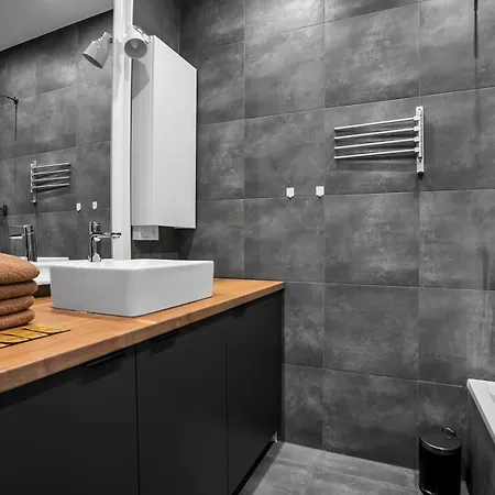 Warsaw Suite Near River - 58M2, Metro, Balcony Esterno foto