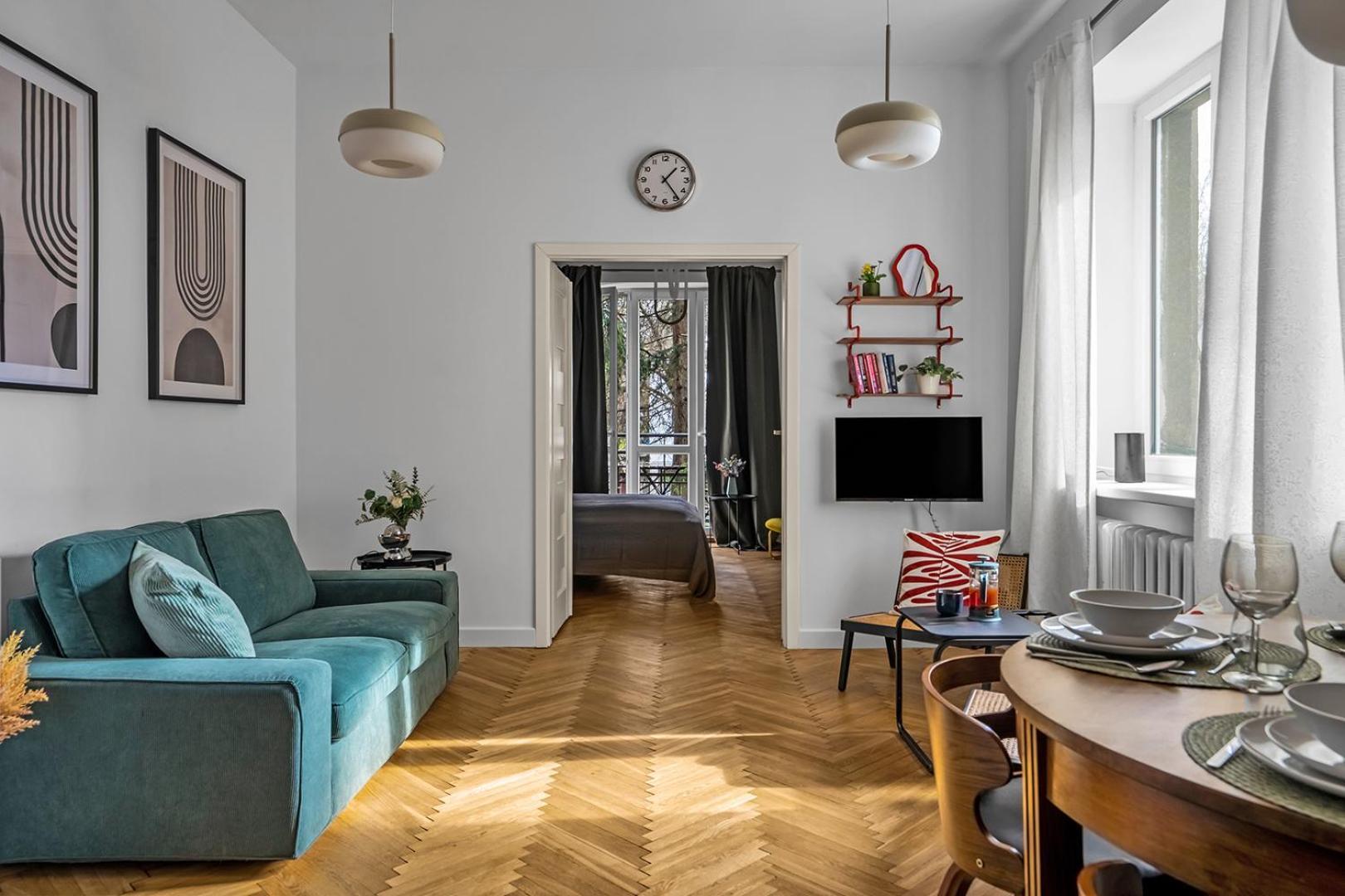Near River - 58m2, Metro, Balcony * Warsaw